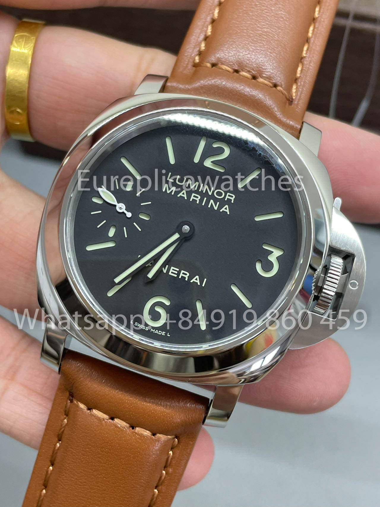 Panerai Luminor Marina PAM111 HW Fabbrica 1:1 Best Clone Free Gomma cinturino