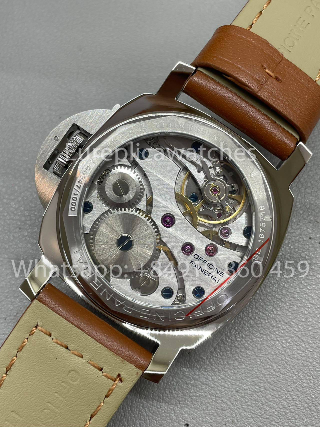 Panerai Luminor Marina PAM111 HW Fabbrica 1:1 Best Clone Free Gomma cinturino