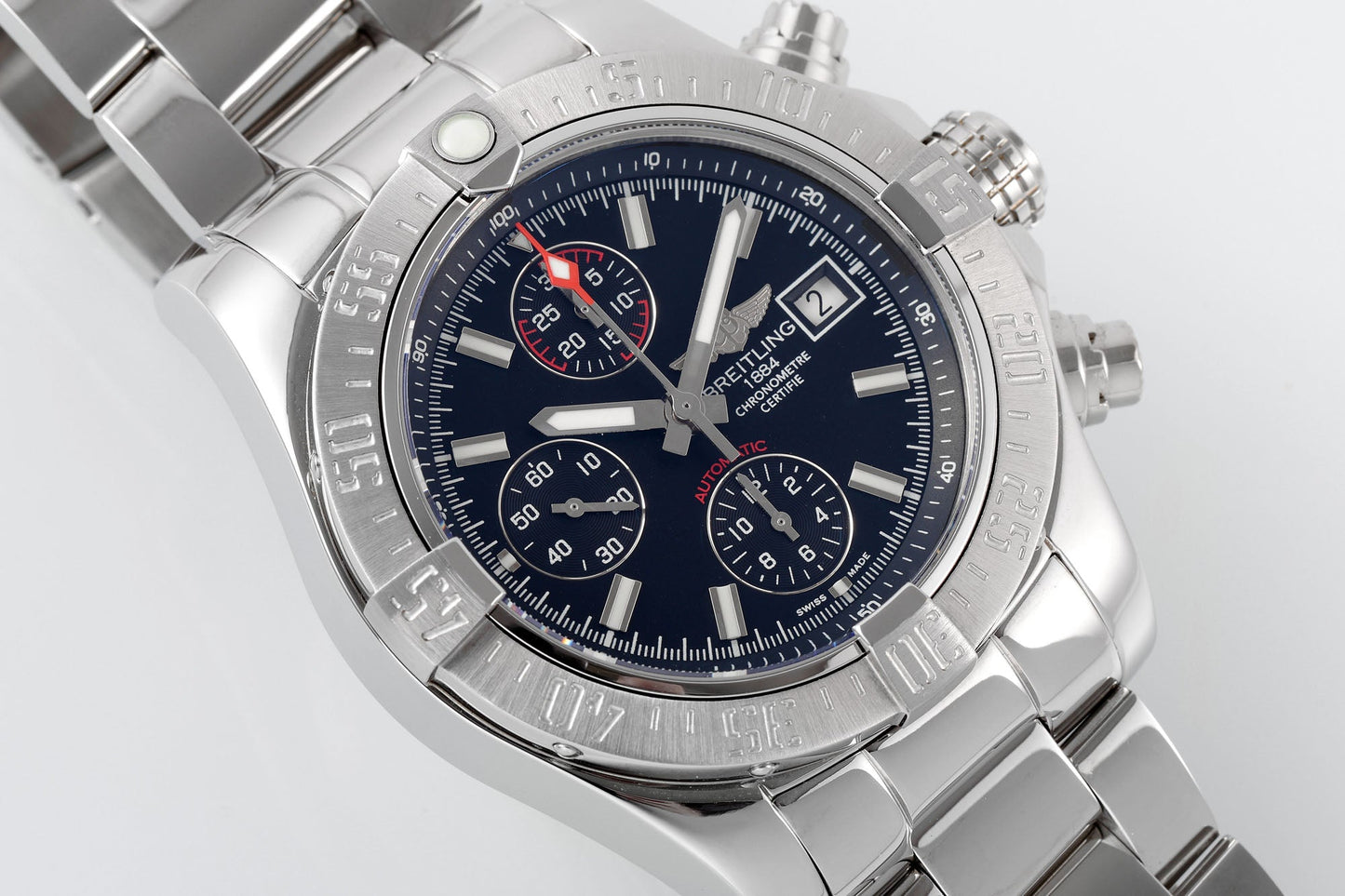 Breitling Avenger II cronógrafo Stainess Acciaio 1:1 Best Clone EF Fabbrica