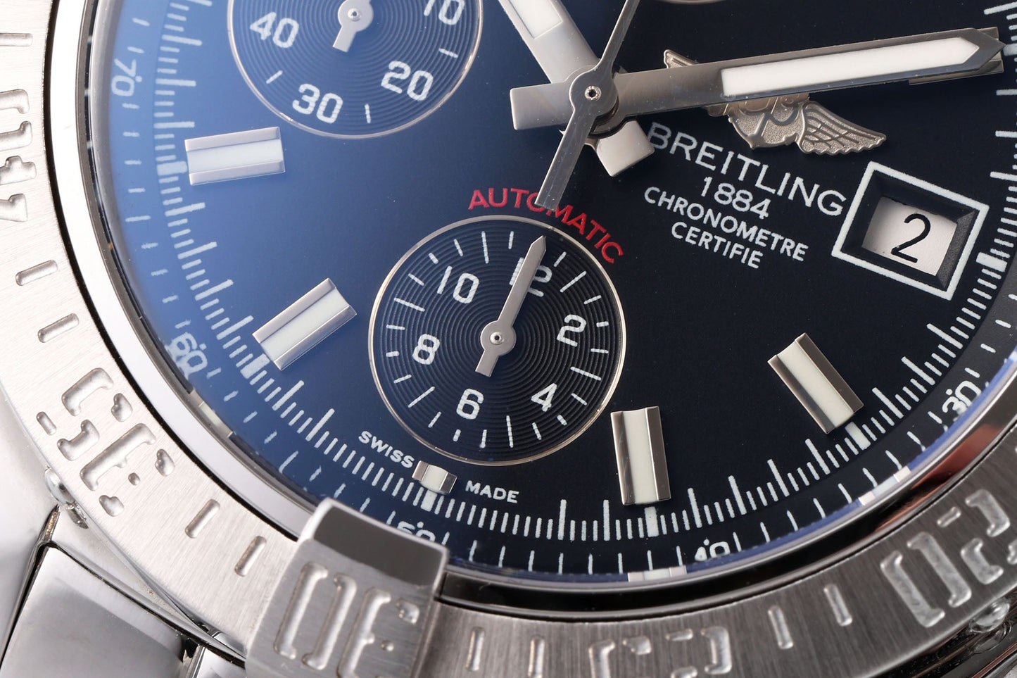 Breitling Avenger II cronógrafo Stainess Acciaio 1:1 Best Clone EF Fabbrica