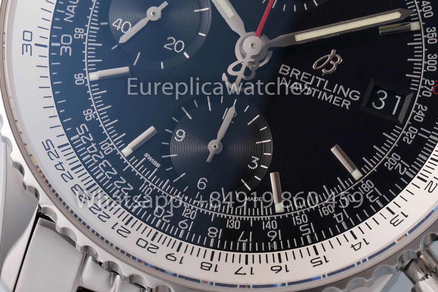 BREITLING Navitimer cronografo 41A13324121B1A1 quadrante nero 1:1 Best Clone EF Fabbrica