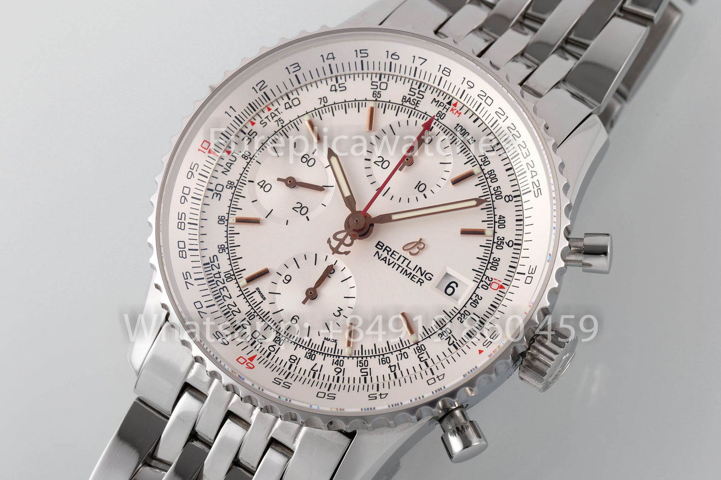 Breitling Navitimer A13324121G1A1 quadrante bianco 1:1 Best Clone EF Fabbrica acciaio inossidabile