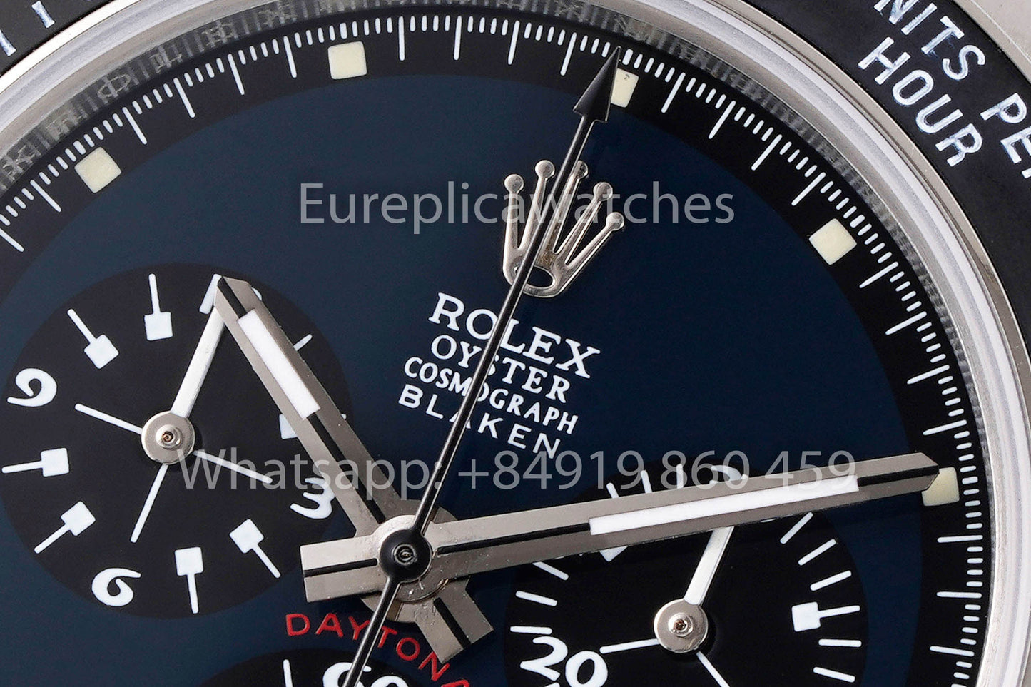 Rolex Daytona Blaken Heritage cuadrante azul 1:1 Best Clone EF Fabbrica