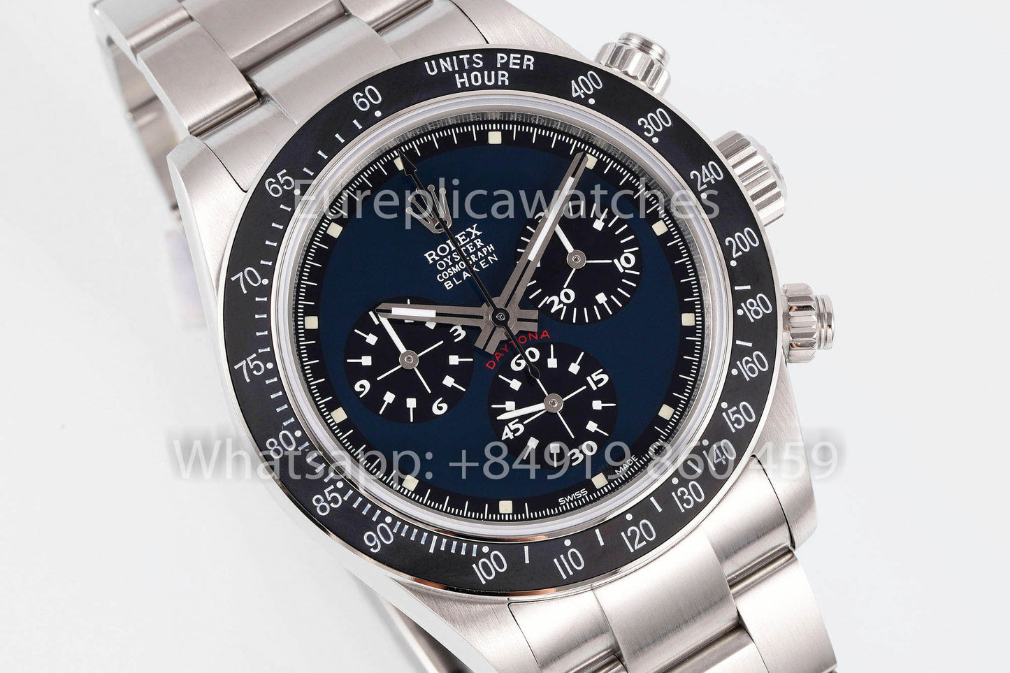 Rolex Daytona Blaken Heritage cuadrante azul 1:1 Best Clone EF Fabbrica