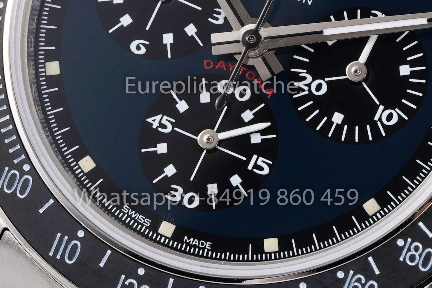 Rolex Daytona Blaken Heritage cuadrante azul 1:1 Best Clone EF Fabbrica