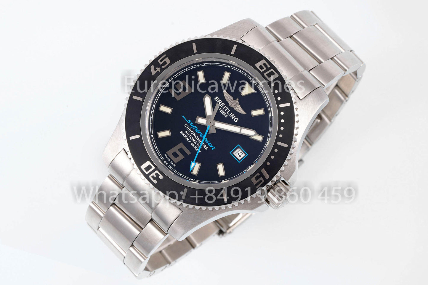 Breitling Superocean 44 A17391 1:1 Best Clone acciaio inossidabile EF Fabbrica Blu Hands
