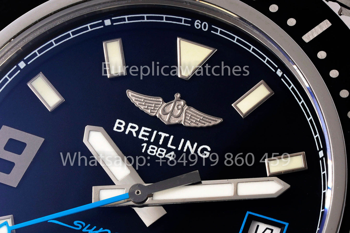 Breitling Superocean 44 A17391 1:1 Best Clone acciaio inossidabile EF Fabbrica Blu Hands