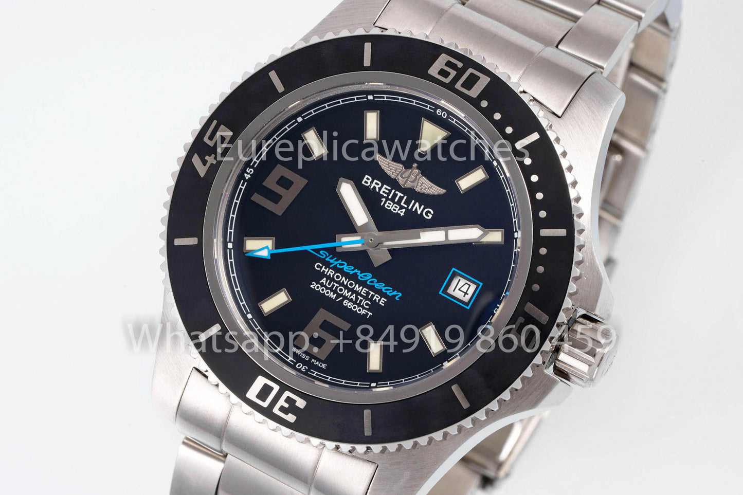 Breitling Superocean 44 A17391 1:1 Best Clone acciaio inossidabile EF Fabbrica Blu Hands