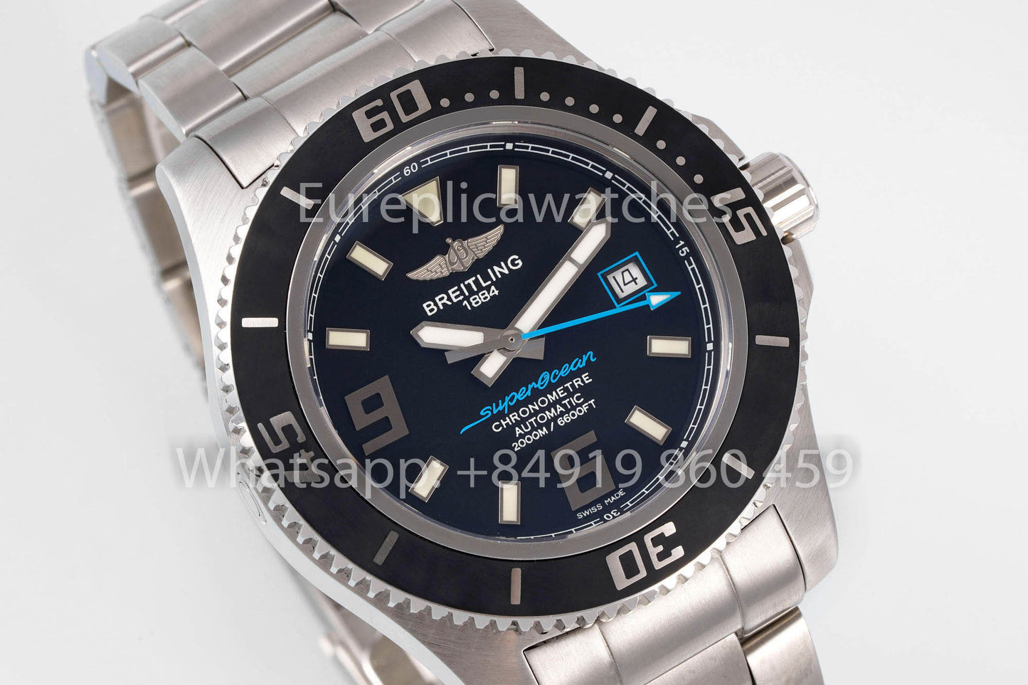 Breitling Superocean 44 A17391 1:1 Best Clone acciaio inossidabile EF Fabbrica Blu Hands