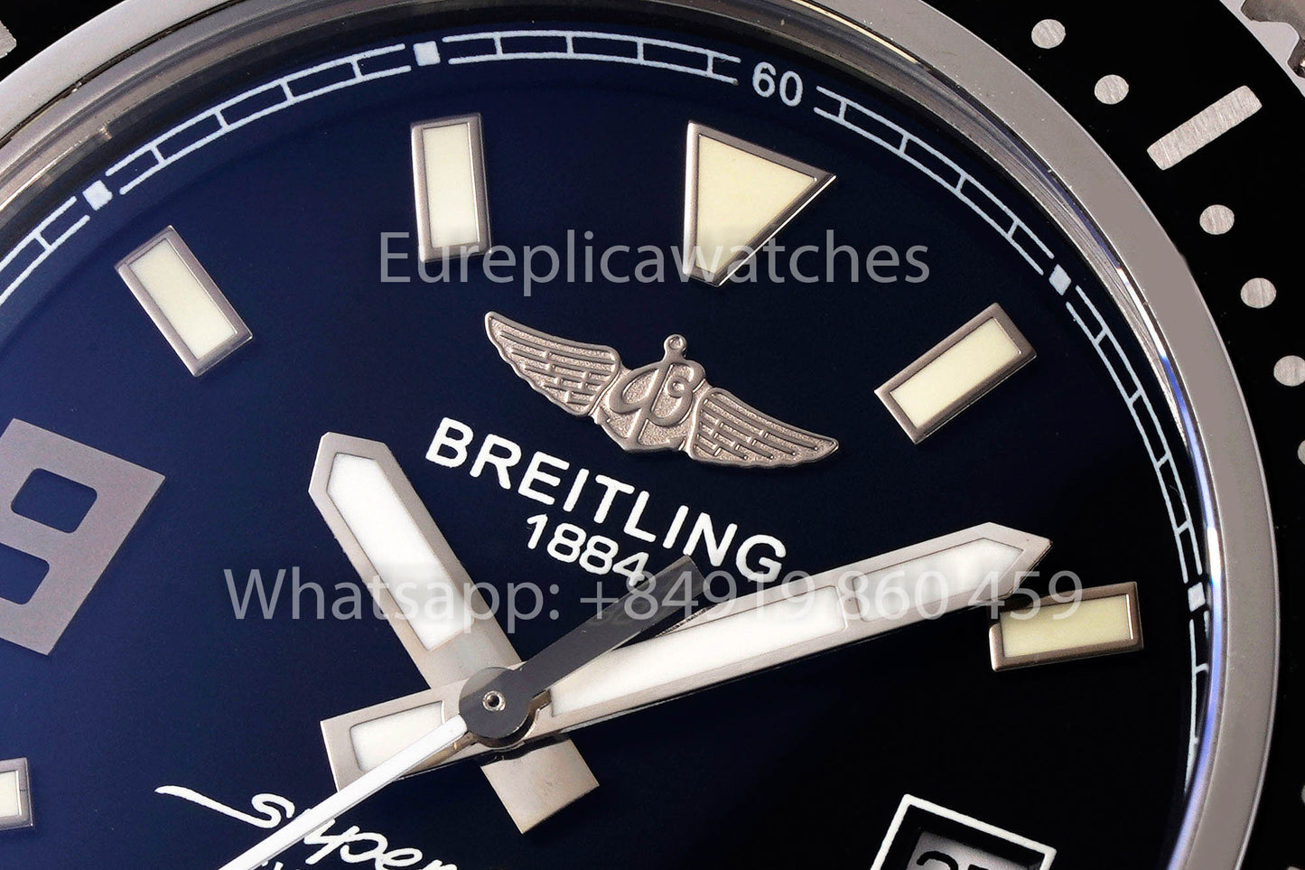 Breitling Superocean 44 A17391 1:1 Best Clone acciaio inossidabile EF Fabbrica Bianco Hands
