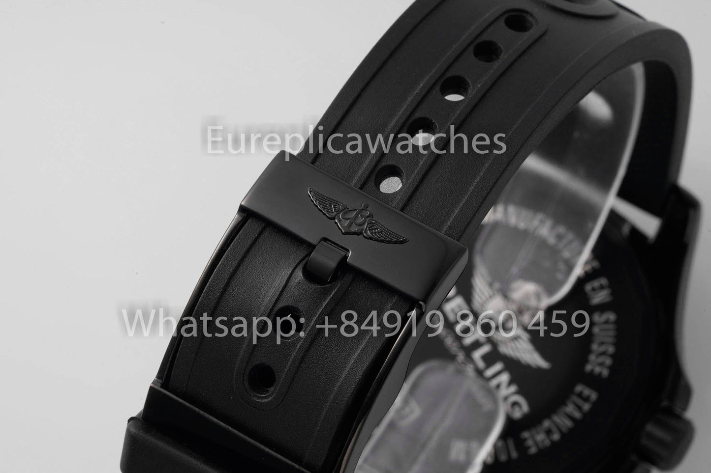 Breitling Superocean M17393131B1S1 Gomma cinturino quadrante nero 1:1 Best Clone EF Fabbrica