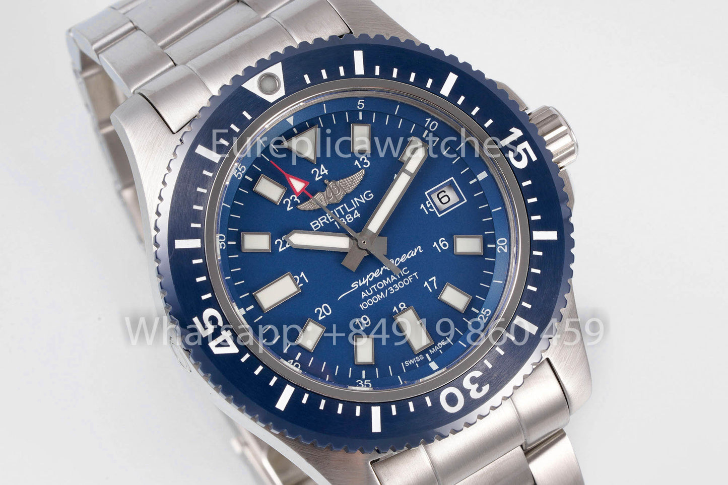 Breitling Superocean Y17393 acciaio inossidabile quadrante azul 1:1 Best Clone EF Fabbrica