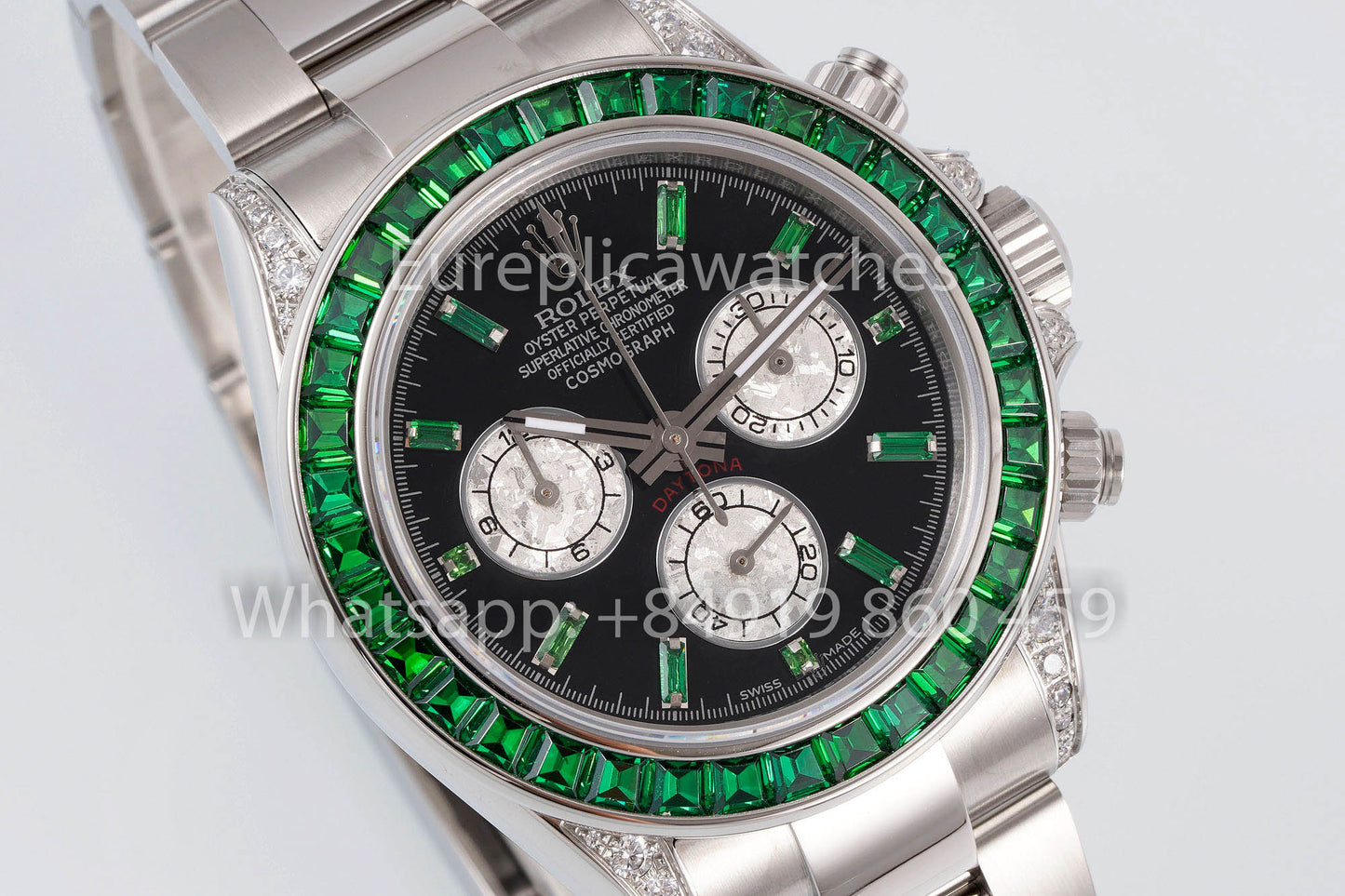 Rolex Daytona Rainbow Verde lunetta 40mm 1:1 Best Clone EF Fabbrica SS