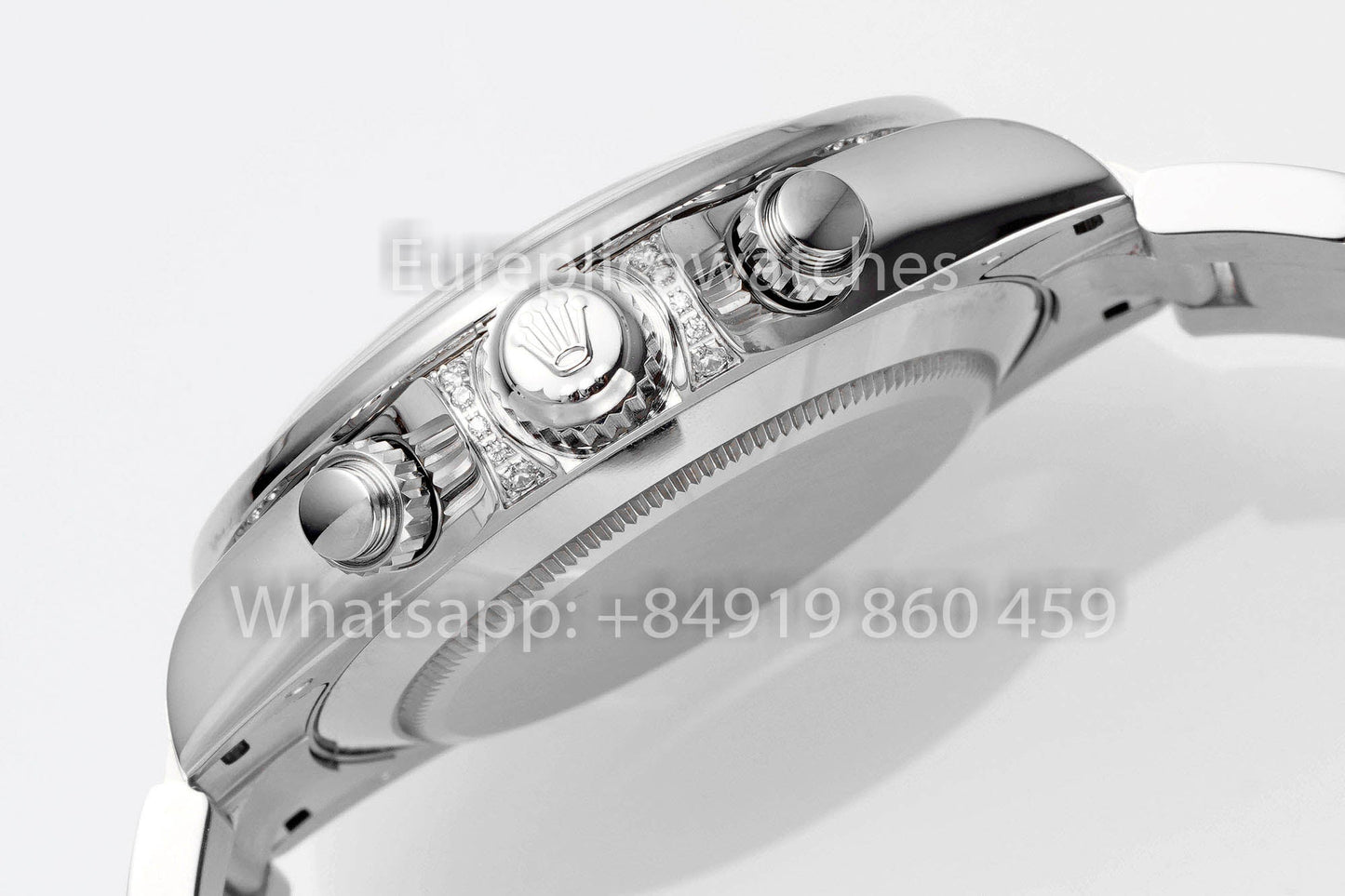 Rolex Daytona Rainbow Diamond cuadrante cuadrante nero 40mm 1:1 Best Clone EF Fabbrica SS
