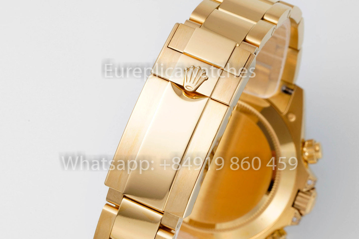 Rolex Daytona Rainbow Diamond quadrante Yellow Oro 40mm 1:1 Best Clone EF Fabbrica Yellow quadrante SS