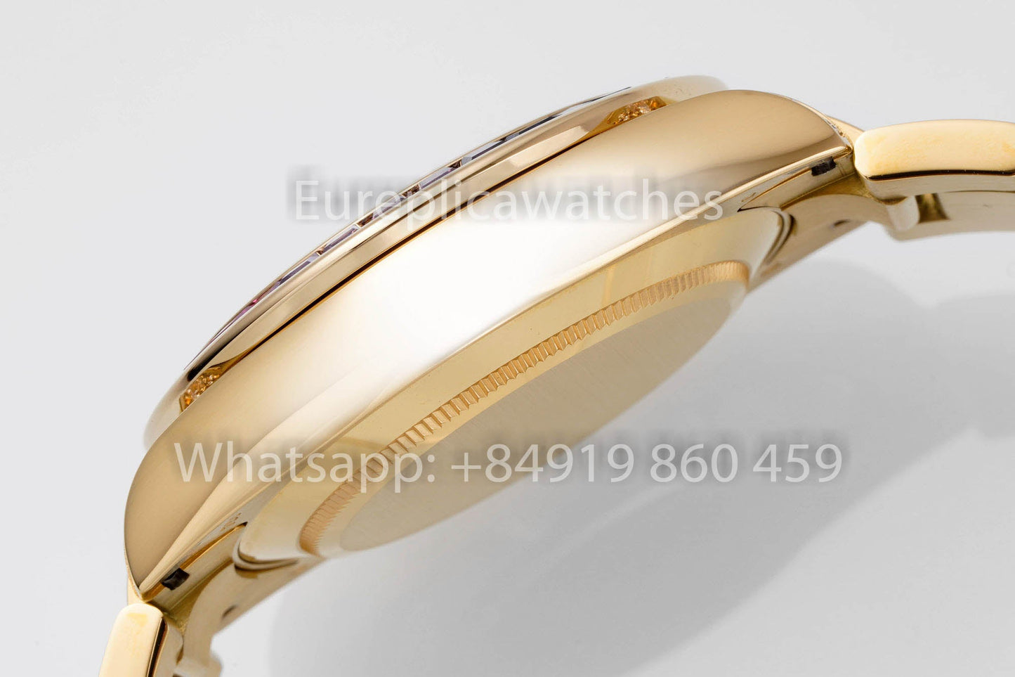Rolex Daytona Rainbow Diamond Quadrante Yellow Oro 40mm 1:1 Best Clone EF Fabbrica SS