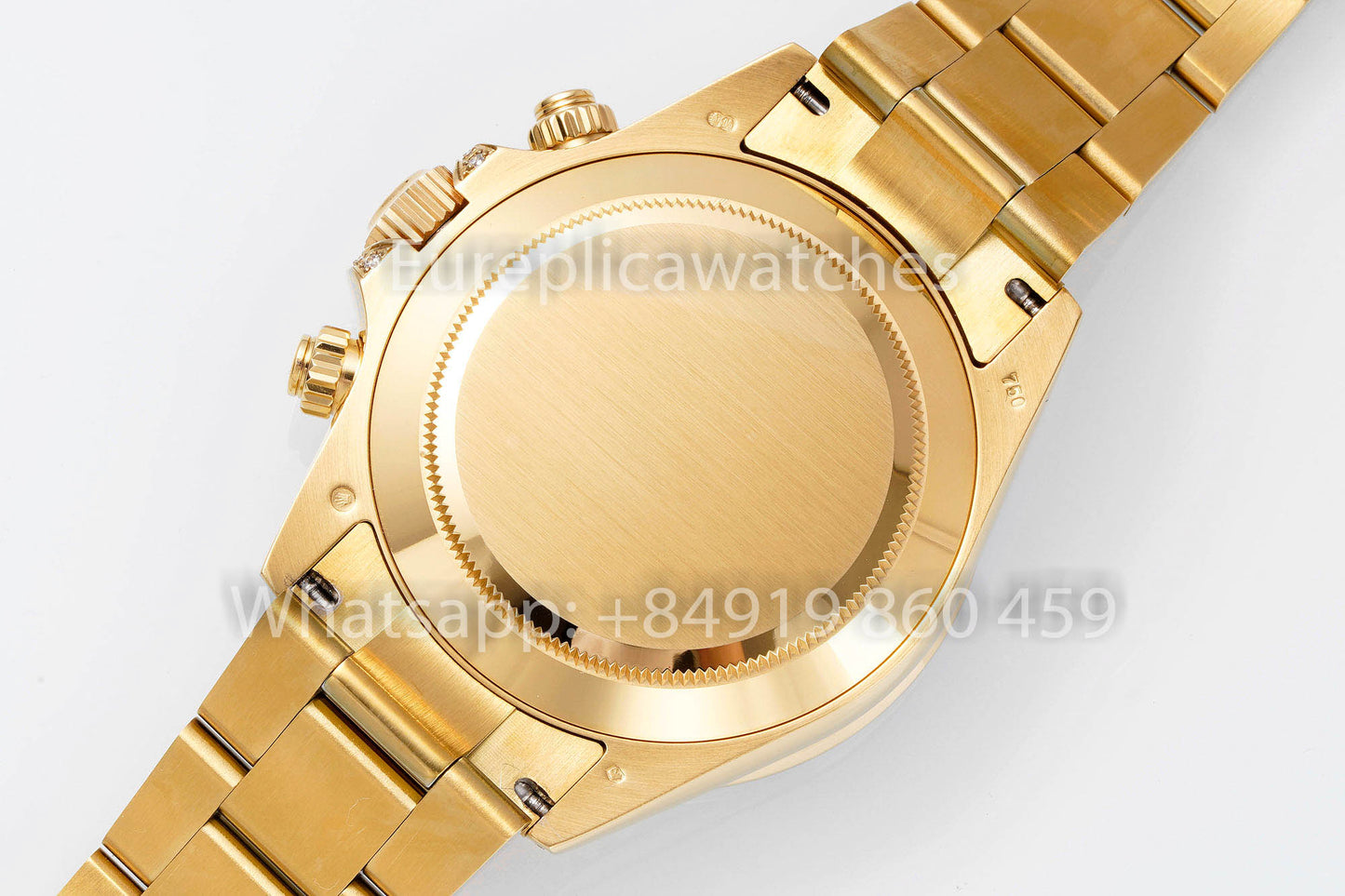 Rolex Daytona Rainbow Diamond Quadrante Yellow Oro 40mm 1:1 Best Clone EF Fabbrica SS
