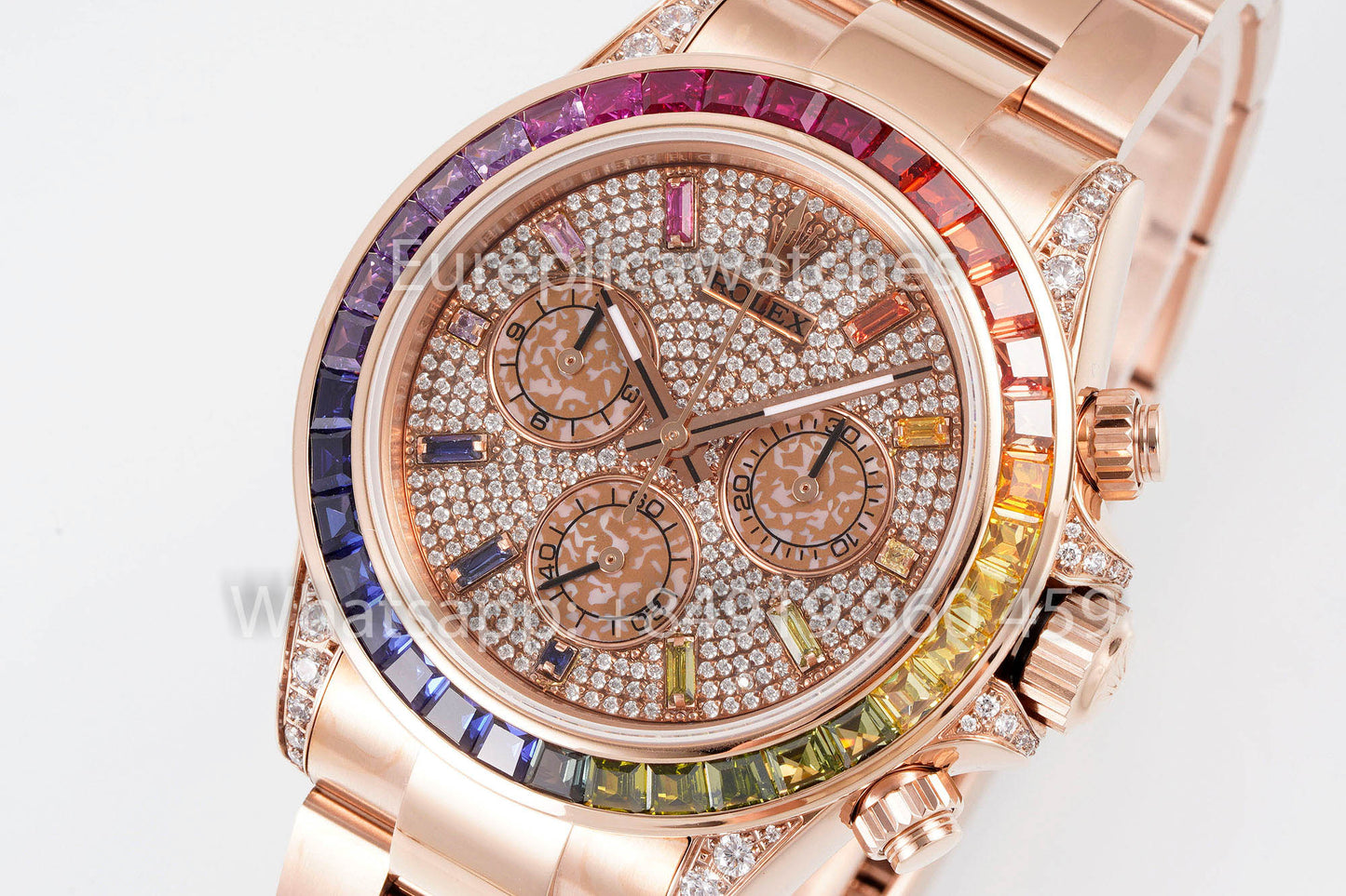 Rolex Cosmograph Daytona Rainbow 116515LN-0015 EF Fabbrica 1:1 Mejor clon SS