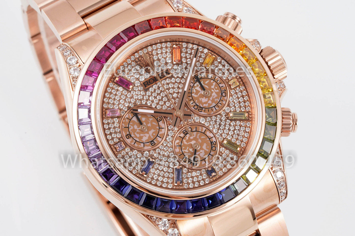 Rolex Cosmograph Daytona Rainbow 116515LN-0015 EF Fabbrica 1:1 Mejor clon SS