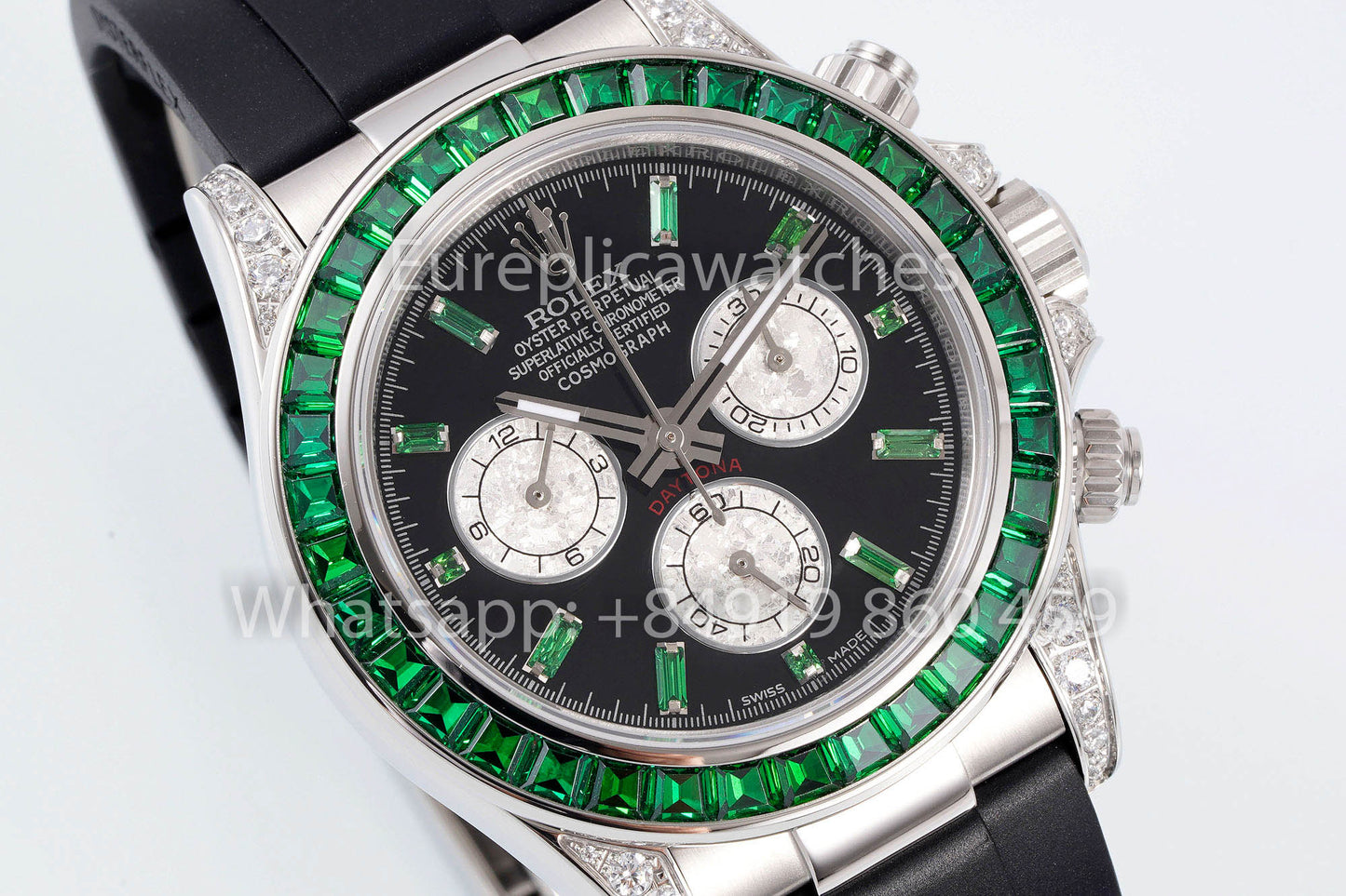 Rolex Daytona Rainbow Verde lunetta 40mm 1:1 Mejor clon EF Fabbrica