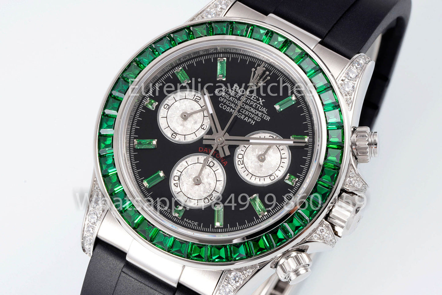 Rolex Daytona Rainbow Verde lunetta 40mm 1:1 Mejor clon EF Fabbrica