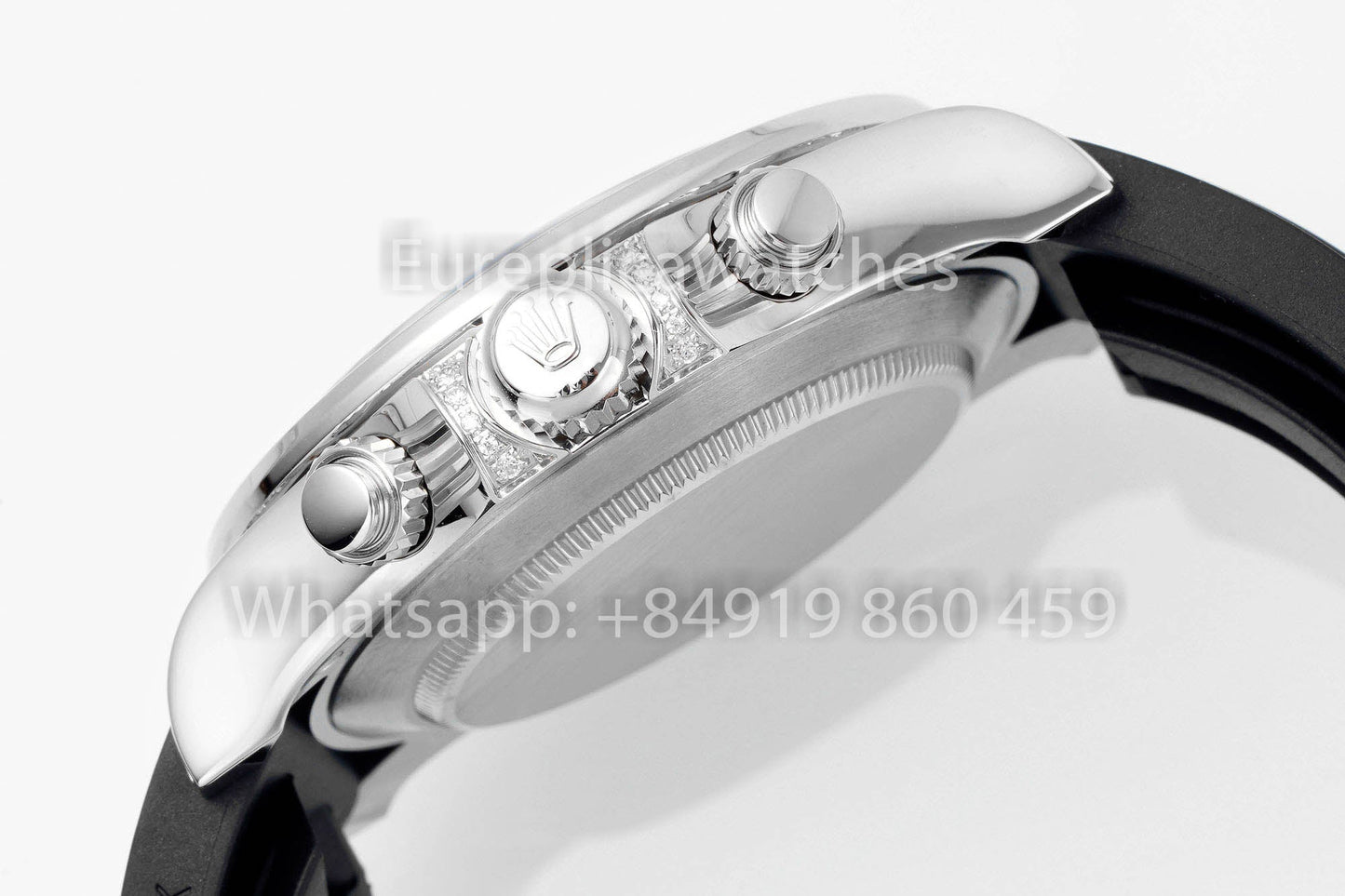 Rolex Daytona Rainbow Diamond quadrante quadrante nero 40mm 1:1 Best Clone EF Fabbrica acciaio inossidabile