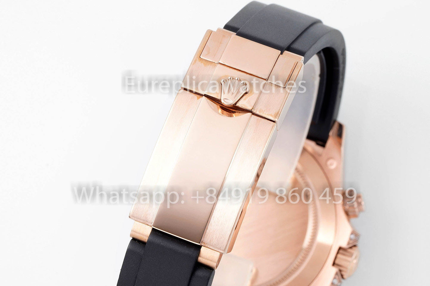 Rolex Daytona Rainbow Baguettes Rosa Oro quadrante nero 40mm 116595RBOW 1:1 Best Clone EF Fabbrica