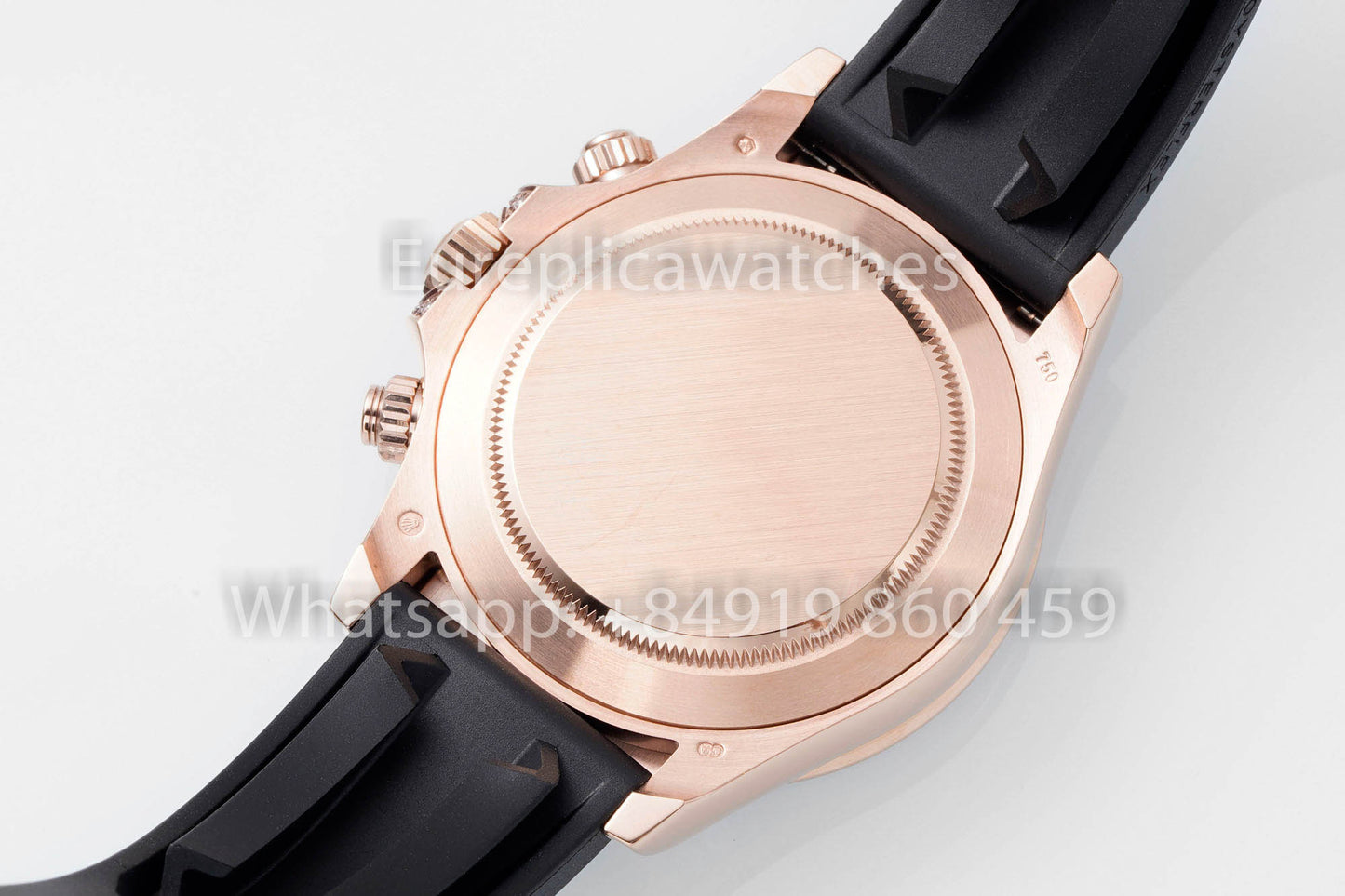 Rolex Daytona Rainbow Baguettes Rosa Oro quadrante nero 40mm 116595RBOW 1:1 Best Clone EF Fabbrica