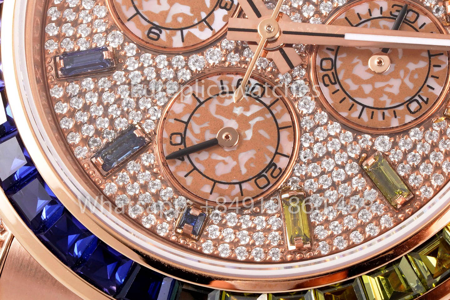 Rolex Cosmograph Daytona Rainbow 116515LN-0015 EF Fabrica 1:1 Melhor Clone