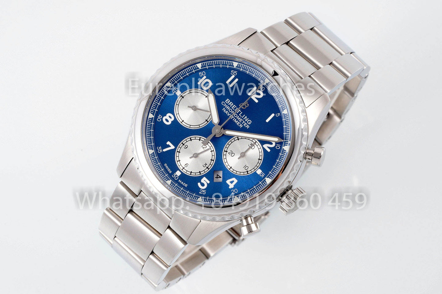 Breitling Aviator 8 AB01194A1B1X1 quadrante blu 1:1 Best Clone EF Fabbrica acciaio inossidabile