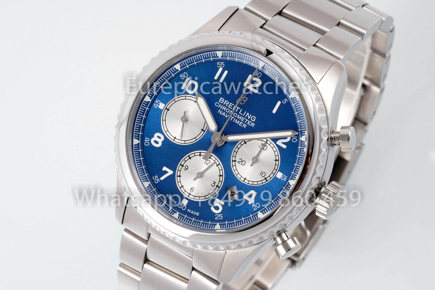 Breitling Aviator 8 AB01194A1B1X1 quadrante blu 1:1 Best Clone EF Fabbrica acciaio inossidabile