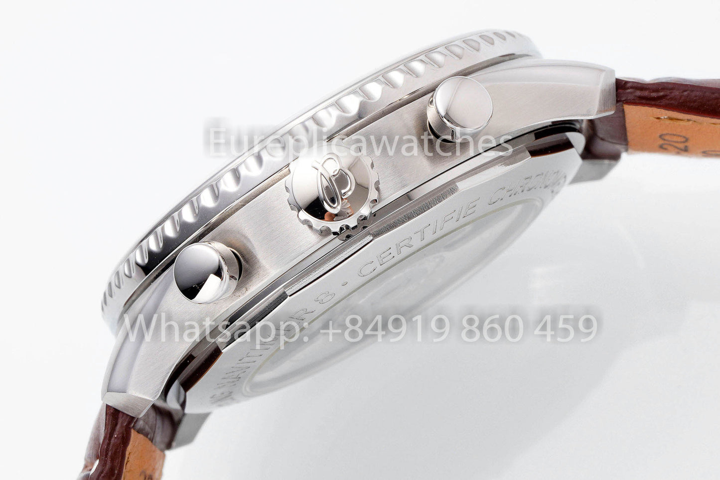 Breitling Aviator AB01194A1B1X1 quadrante nero Brown cinturino 1:1 Best Clone EF Fabbrica