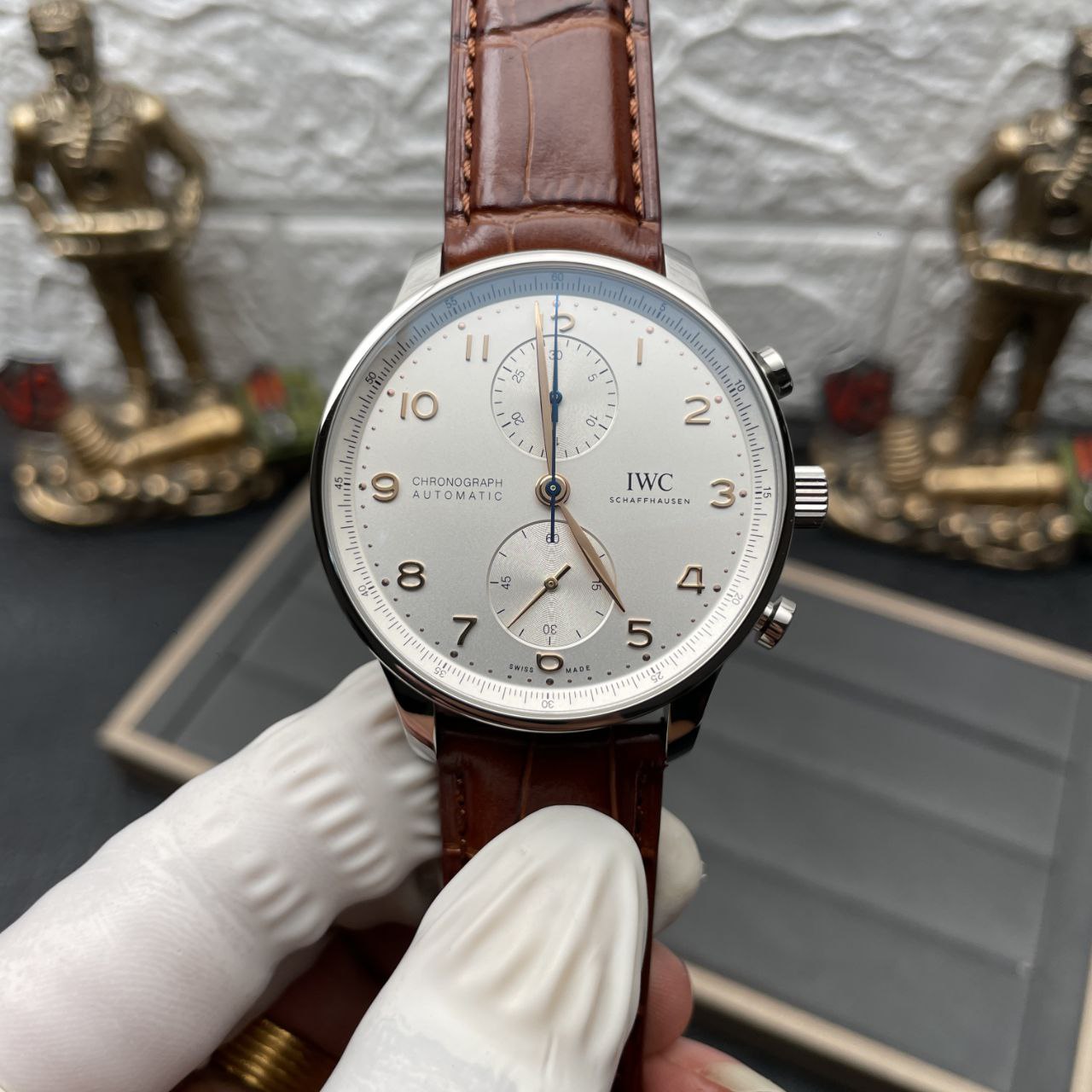 IWC Portugieser IW371604 1:1 Melhor Edição ZF Fabbrica Mostrador Branco