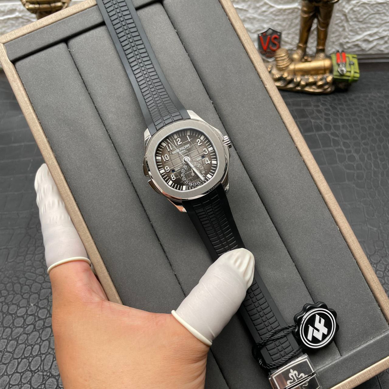 Patek Philippe Aquanaut 5164A-001 1:1 Best Edition ZF Fabbrica Black Dial