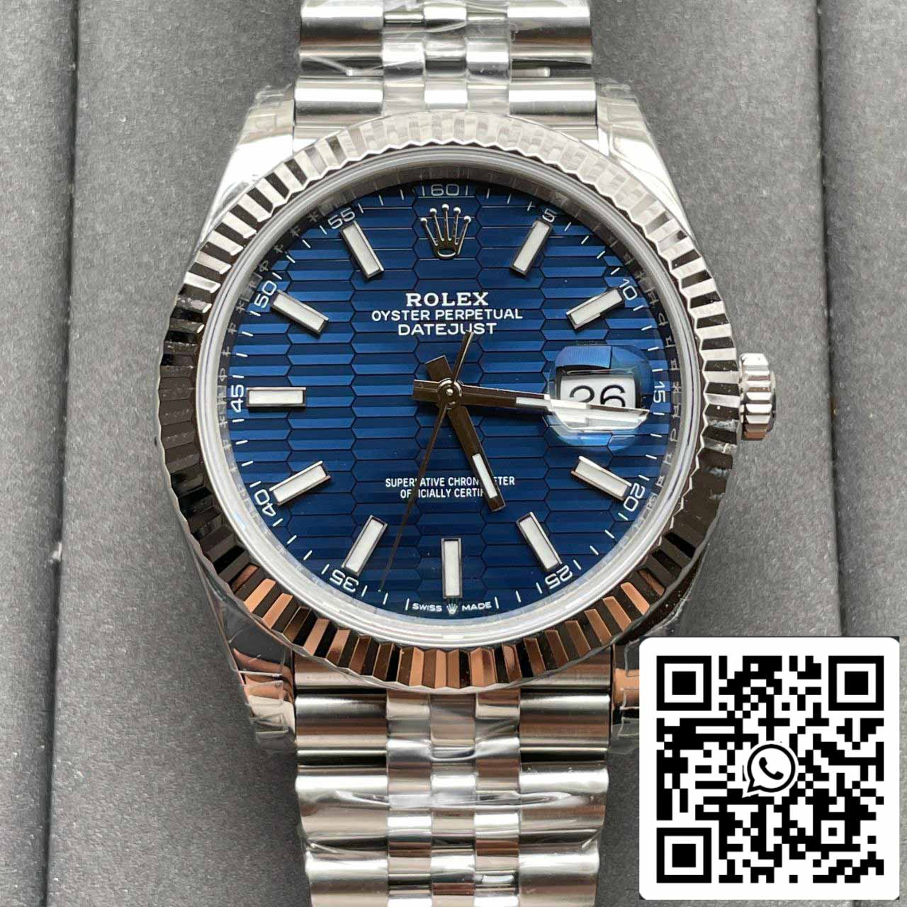 Rolex Datejust M126234-0017 36MM 1:1 edizione migliore VS Fabbrica quadrante blu