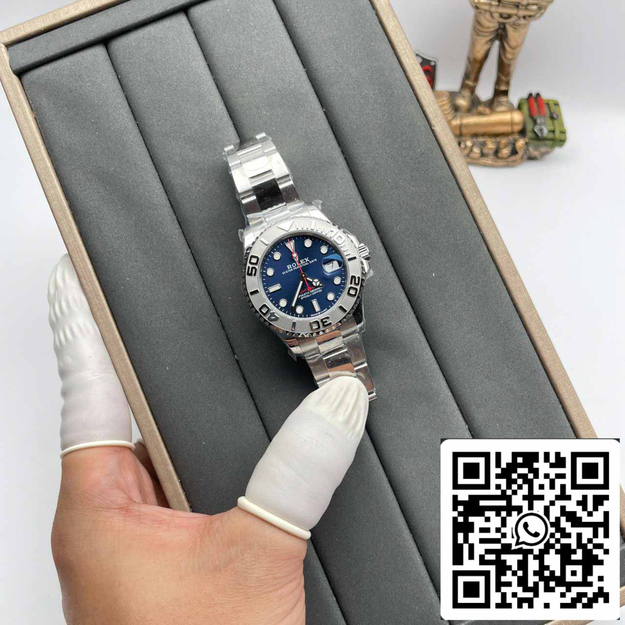 Rolex Yacht Master 268622 1:1 edizione migliore AR Fabbrica quadrante blu