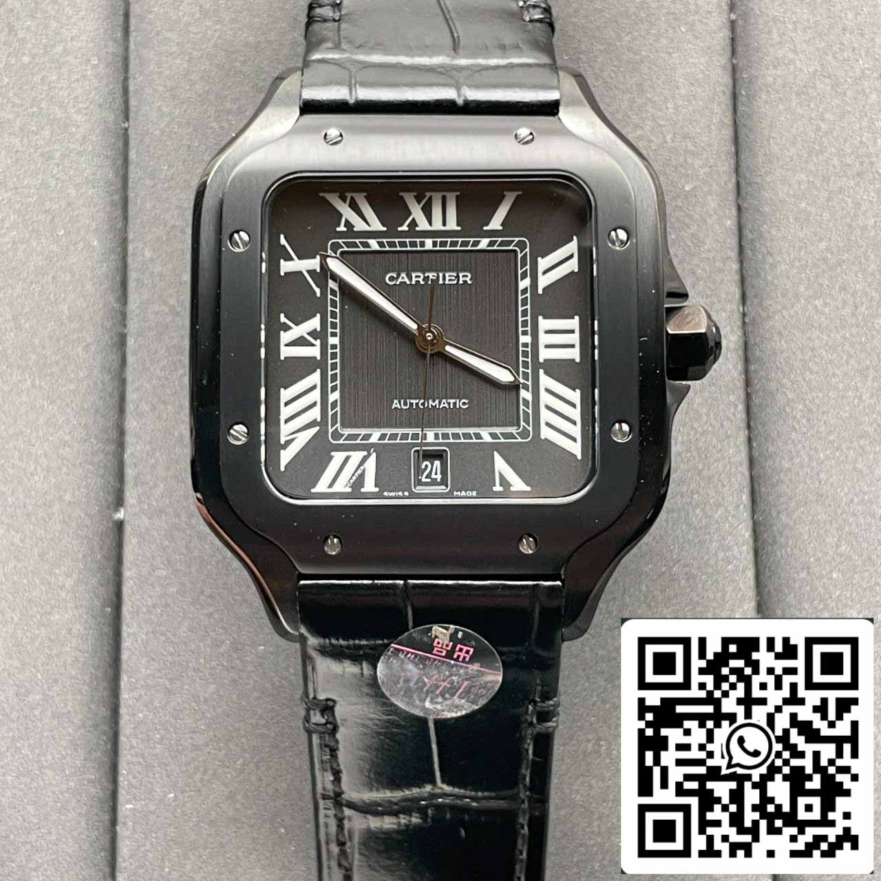 Cartier De Santos WSSA0039 Pelle cinturino BV Fabbrica 1:1 edizione migliore 9019 movimento