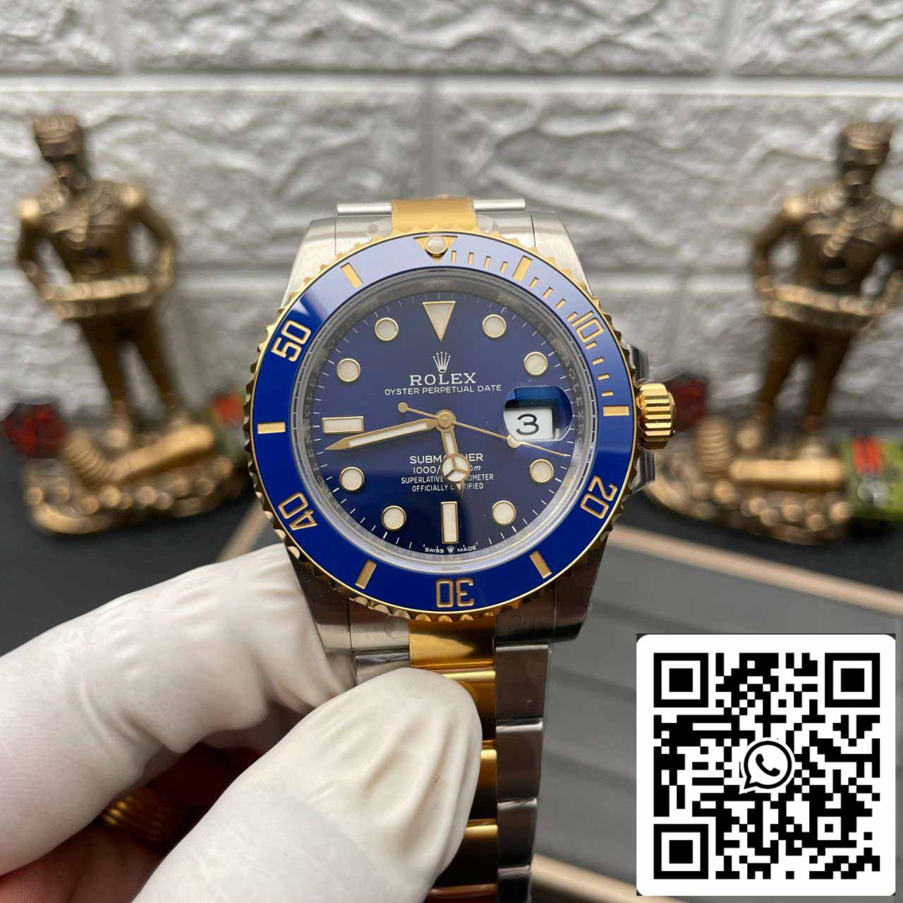 Rolex Submariner 116613LB-97203 40mm 3135 movimento VS Fabbrica quadrante blu