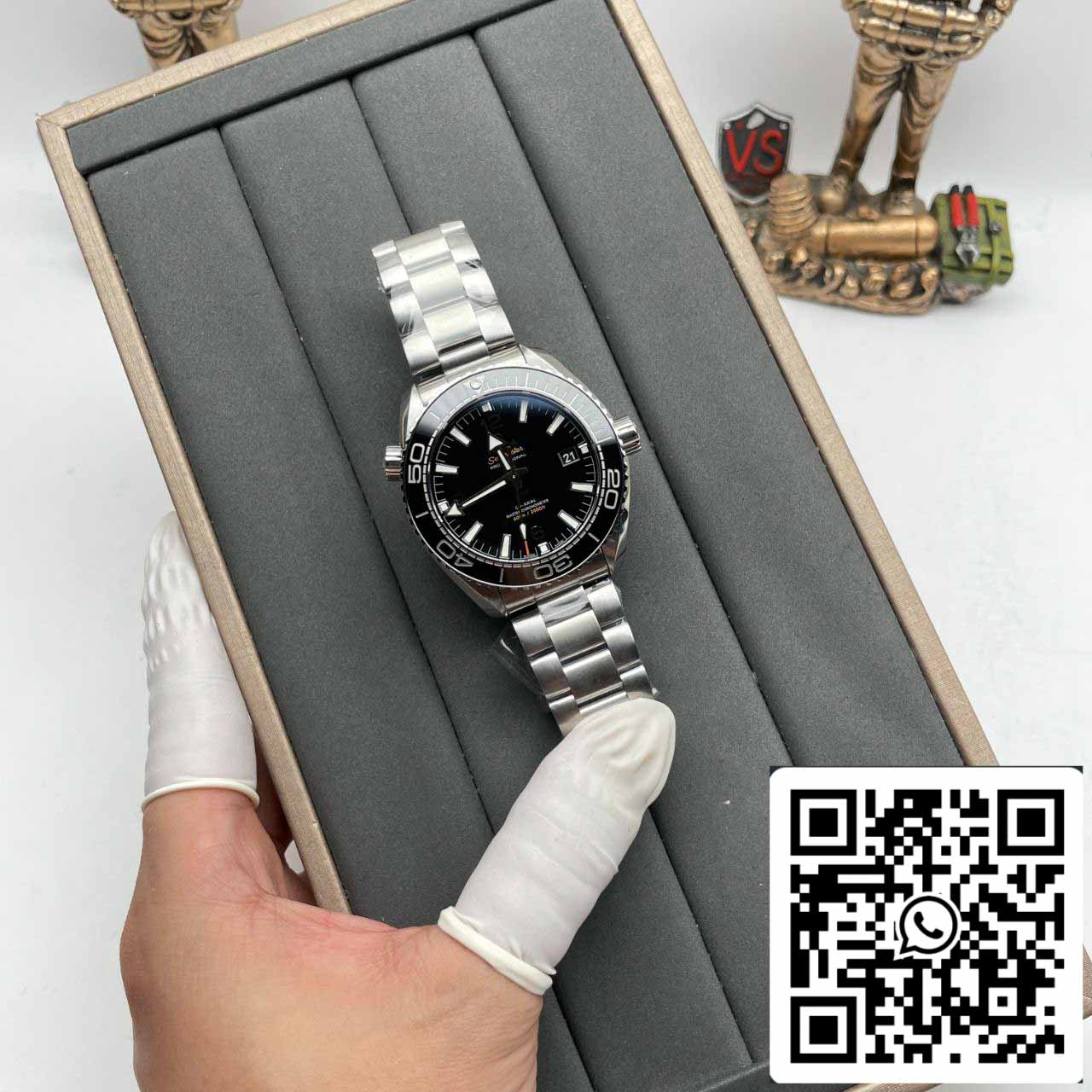 Omega Seamaster 215.30.44.21.01.001 1:1 edizione migliore VS Fabbrica Nero ceramica quadrante Swiss 8900