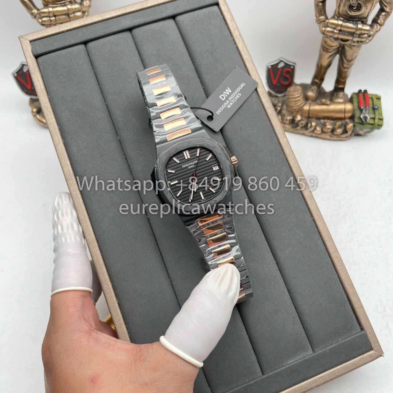 Patek Philippe Nautilus 5711 DiW 1:1 Best Clone Edizione fibra di carbonio Cassa