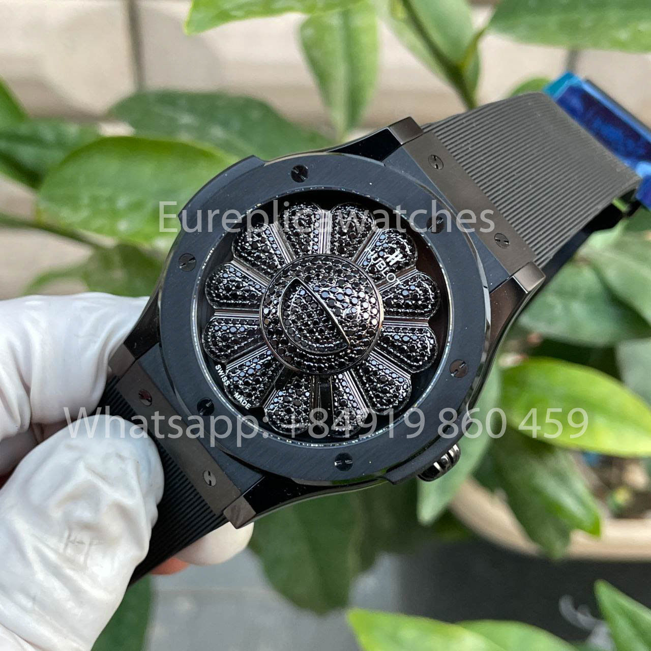 Hublot Classic Fusion Takashi Murakami 507.CX.9000.RX.TAK21 1:1 Best Edition Sunflower Black Dial