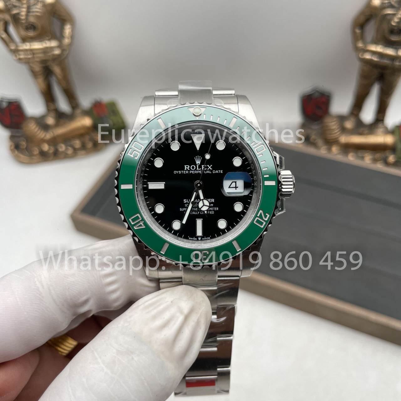 Rolex Submariner M126610LV-0002 Kermit 1:1 Best Clone VS Fabbrica quadrante nero newest 2025