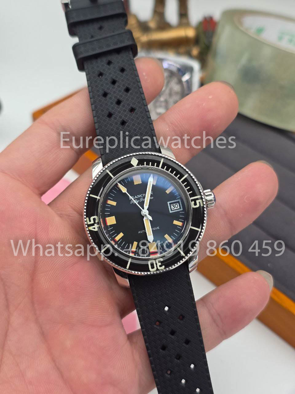 Blancpain Fifty Fathoms Barakuda 5008B 1130 B52A 1:1 Best Edition ZF Fabbrica Black Dial