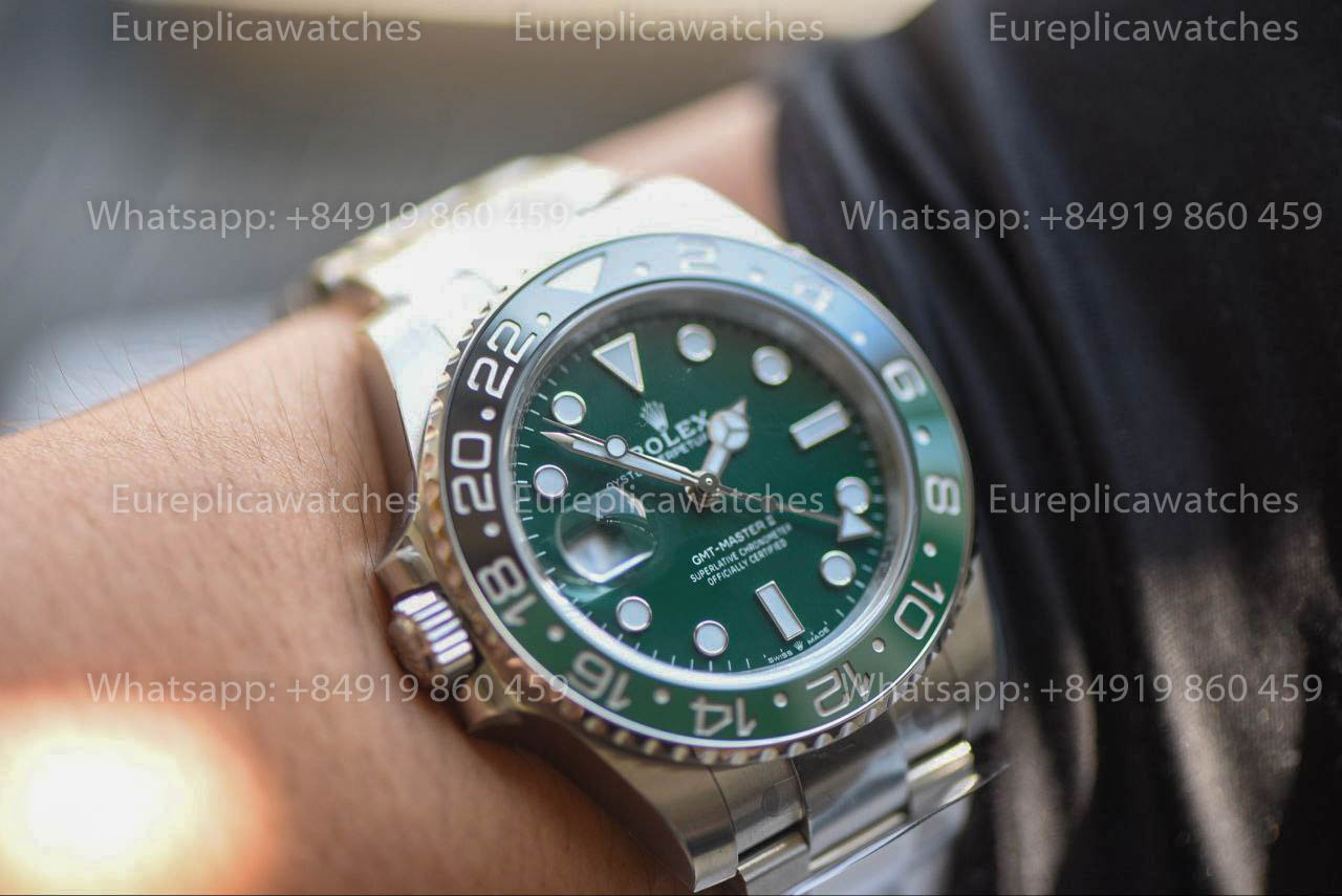 Rolex GMT‑Master II M126729VTNR Oyster cinturino “Sprite lunetta” Edizione versione migliore 1:1 VS Fabbrica
