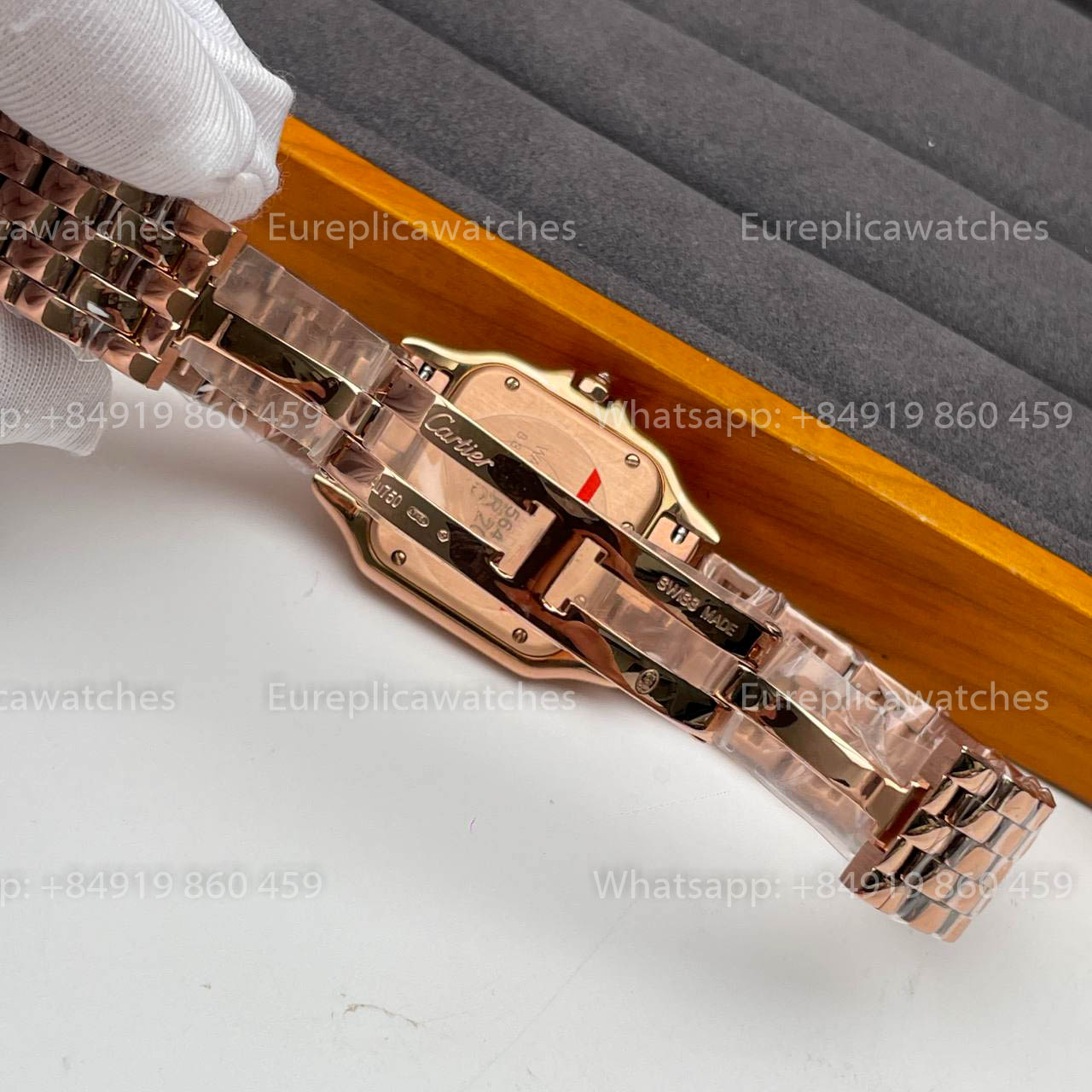 Panthere De Cartier WJPN0009 27MM 1:1 edizione migliore BV Fabbrica Rosa Oro