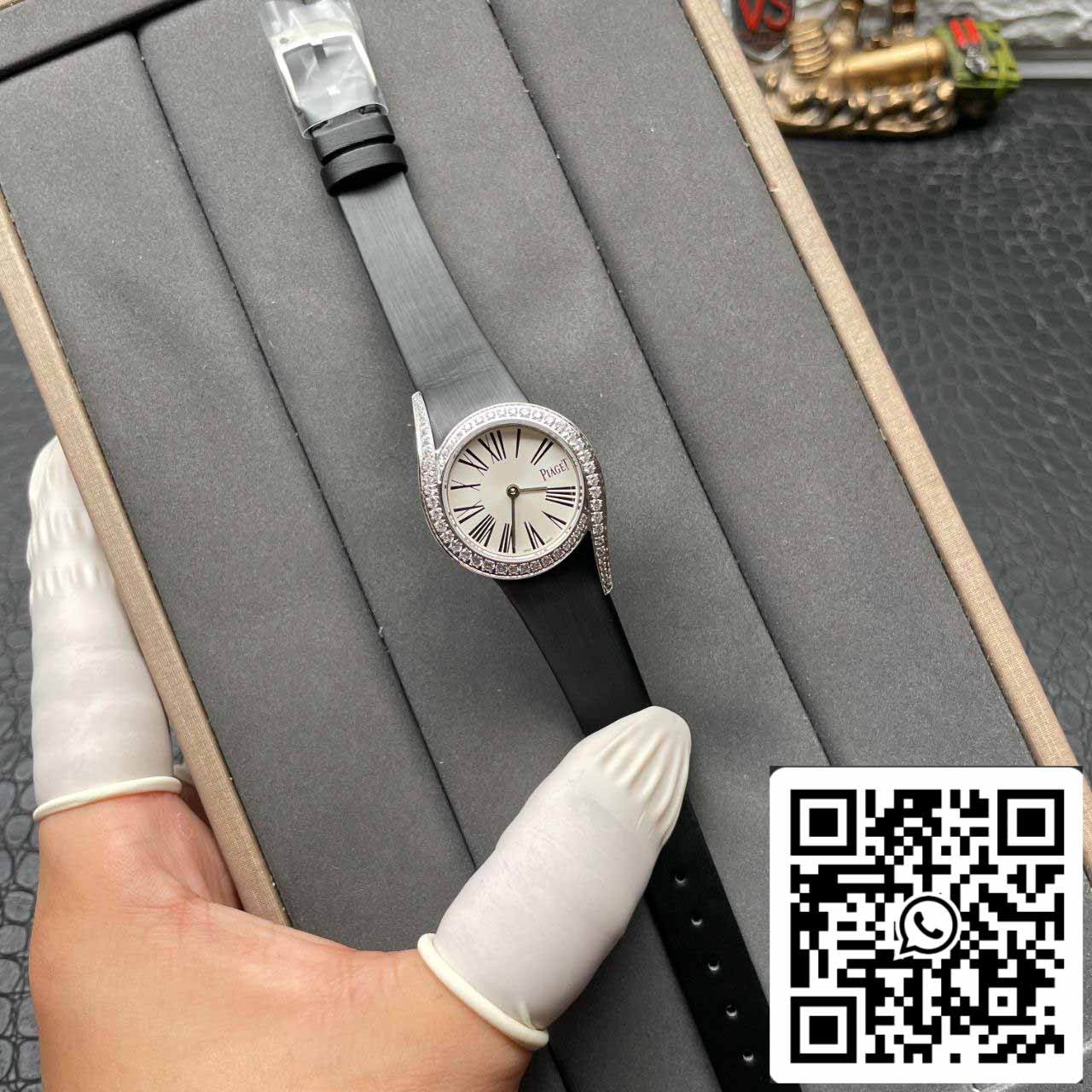 Piaget Limelight Gala G0A42150 1:1 Best Edition ZF Fabbrica White Gold Diamond Swiss Quartz movimento
