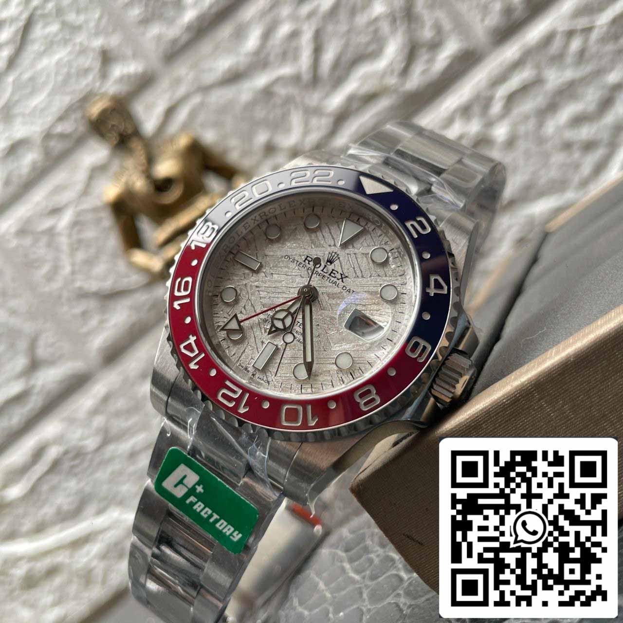 Rolex GMT Master II M126719blro-0002 1:1 edizione migliore C+ Fabbrica quadrante in meteorite