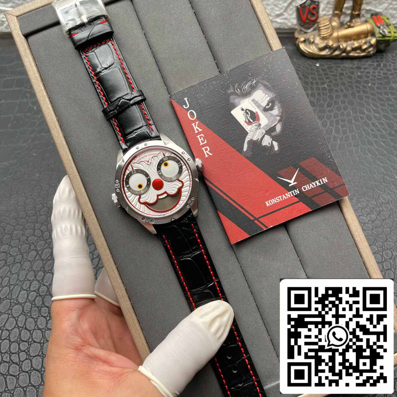 Konstantin Chaykin Joker K07 White Dial Red cinturino 1:1 Best Edition TW Fabbrica V3s Version