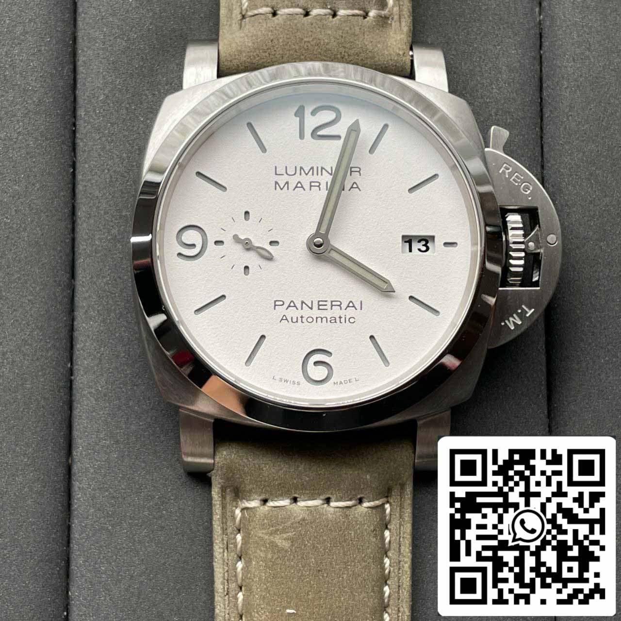 Panerai Luminor PAM01314 1:1 edizione migliore VS Fabbrica quadrante bianco