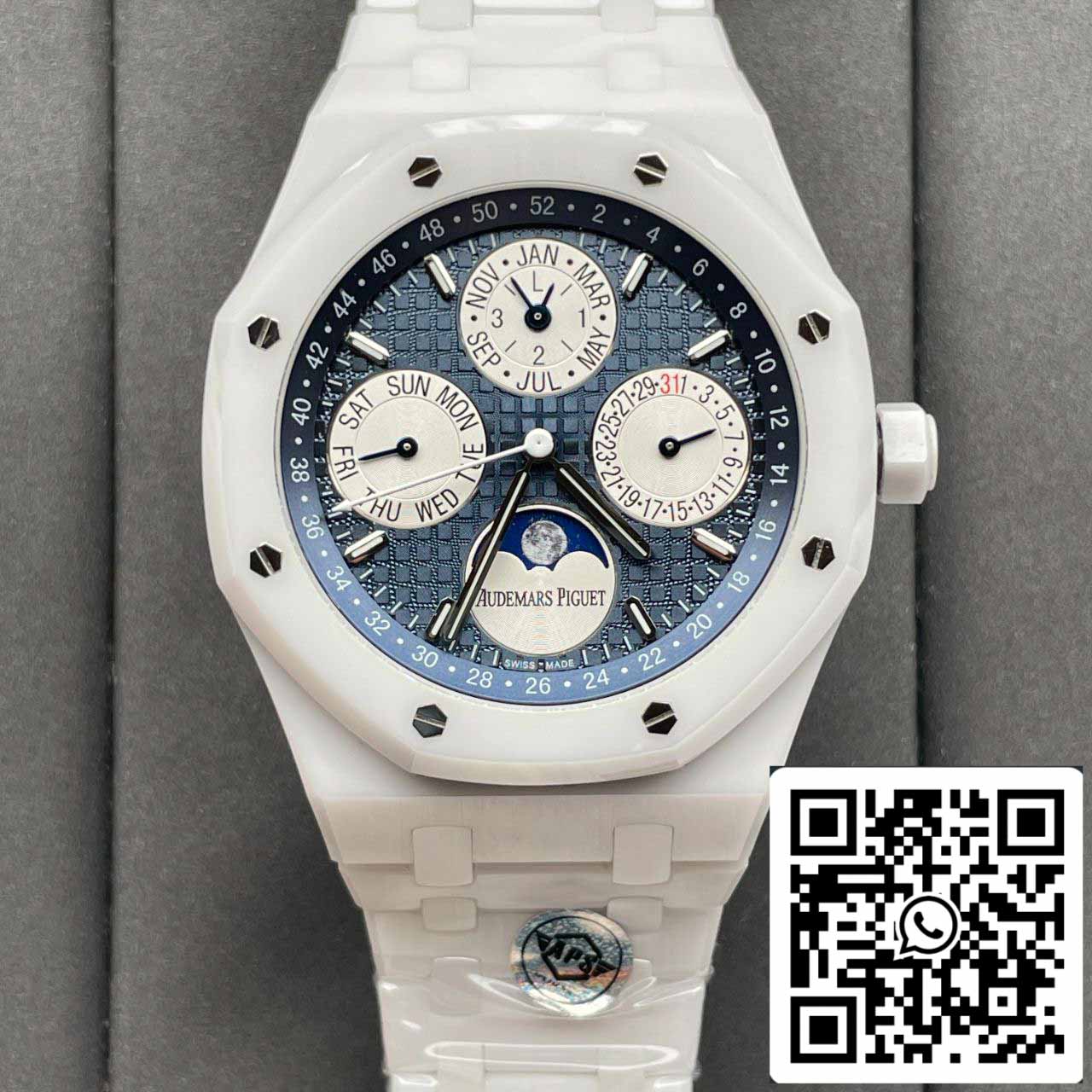 Audemars Piguet Royal Oak 26579CB.OO.1225CB.01 1:1 edizione migliore APS Fabbrica quadrante blu